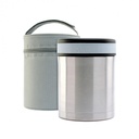 TERMO ALIMENTOS A.INOX. 1.00L + 2 R.ALIM. FUNDA GRIS - LAKEN